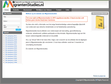 Tablet Screenshot of migrantenstudies.nl